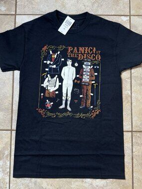 Panic! At The Disco Paper Doll T-Shirt SMALL New With Tags